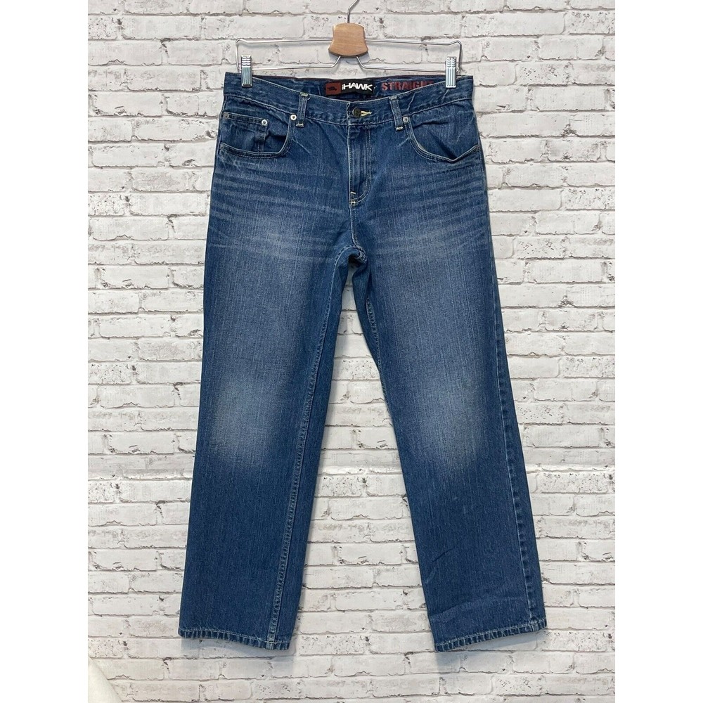 Tony Hawk Boys Teen Denim Straight Blue Jeans Youth 16 Husky Casual Skateboard